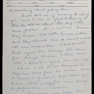 a page of handwritten text