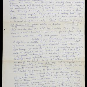 a page of handwritten text