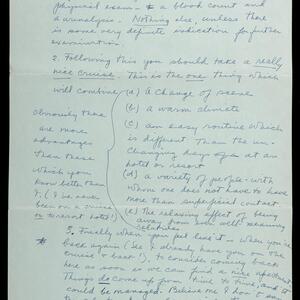 a page of handwritten text