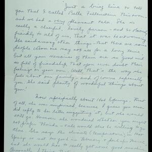 a page of handwritten text