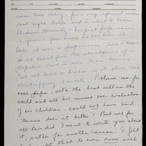 a page of handwritten text