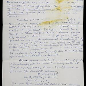 a page of handwritten text