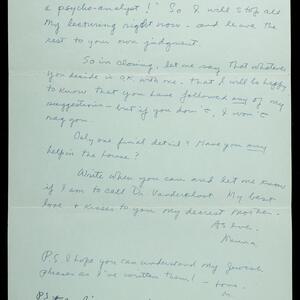 a page of handwritten text