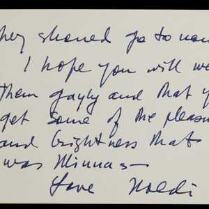 a page of handwritten text