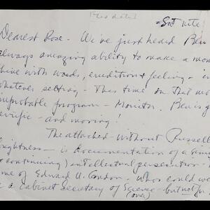 a page of handwritten text