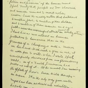 a page of handwritten text