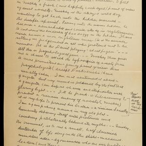 a page of handwritten text