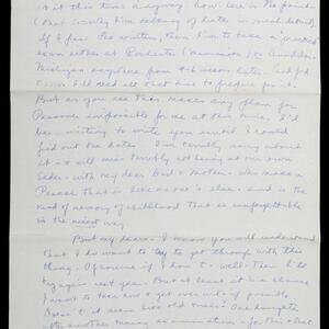 a page of handwritten text