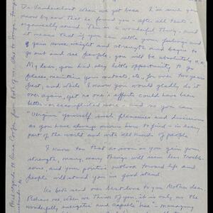 a page of handwritten text