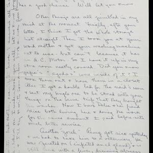 a page of handwritten text