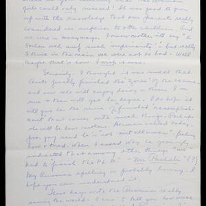 a page of handwritten text