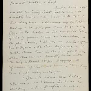 a page of handwritten text