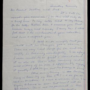 a page of handwritten text