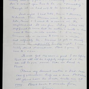 a page of handwritten text