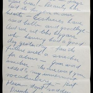 a page of handwritten text