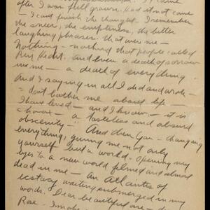 a page of handwritten text