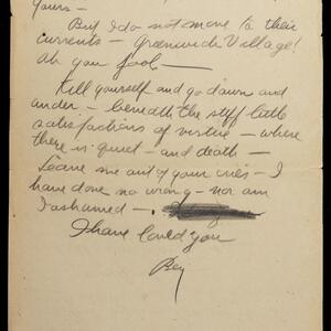a page of handwritten text