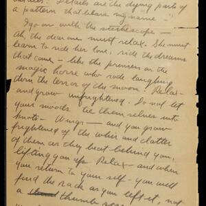 a page of handwritten text