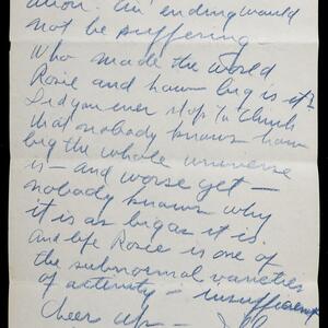 a page of handwritten text