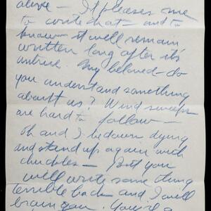 a page of handwritten text
