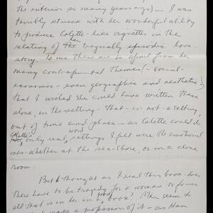 a page of handwritten text