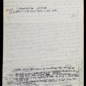 a page of handwritten text