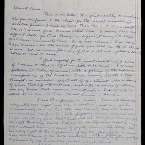 a page of handwritten text