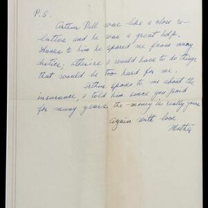 a page of handwritten text
