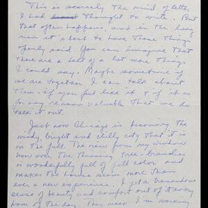 a page of handwritten text