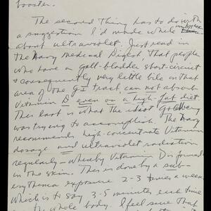 a page of handwritten text