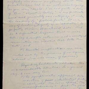 a page of handwritten text