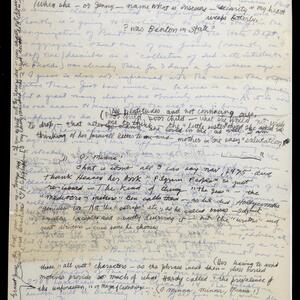a page of handwritten text