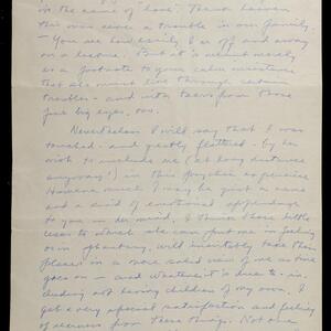 a page of handwritten text