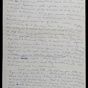 a page of handwritten text