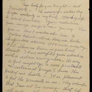 a page of handwritten text