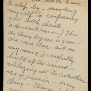 a page of handwritten text