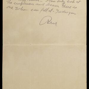 a page of handwritten text