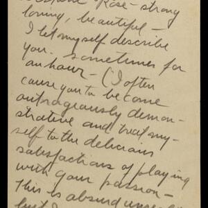 a page of handwritten text