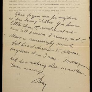 a page of handwritten text