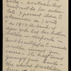 a page of handwritten text