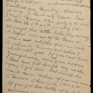 a page of handwritten text