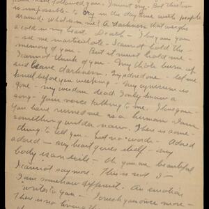 a page of handwritten text