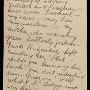 a page of handwritten text