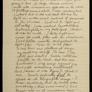a page of handwritten text