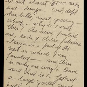 a page of handwritten text