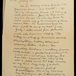 a page of handwritten text