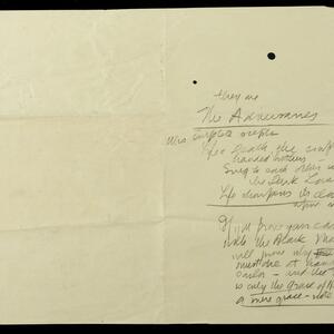 a page of handwritten text
