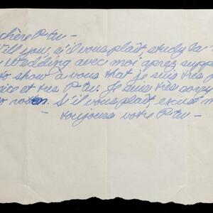 a page of handwritten text