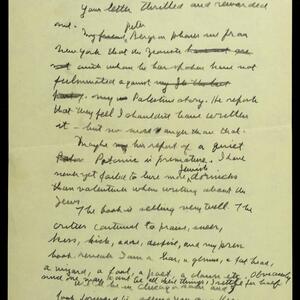 a page of handwritten text