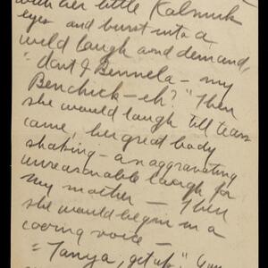a page of handwritten text